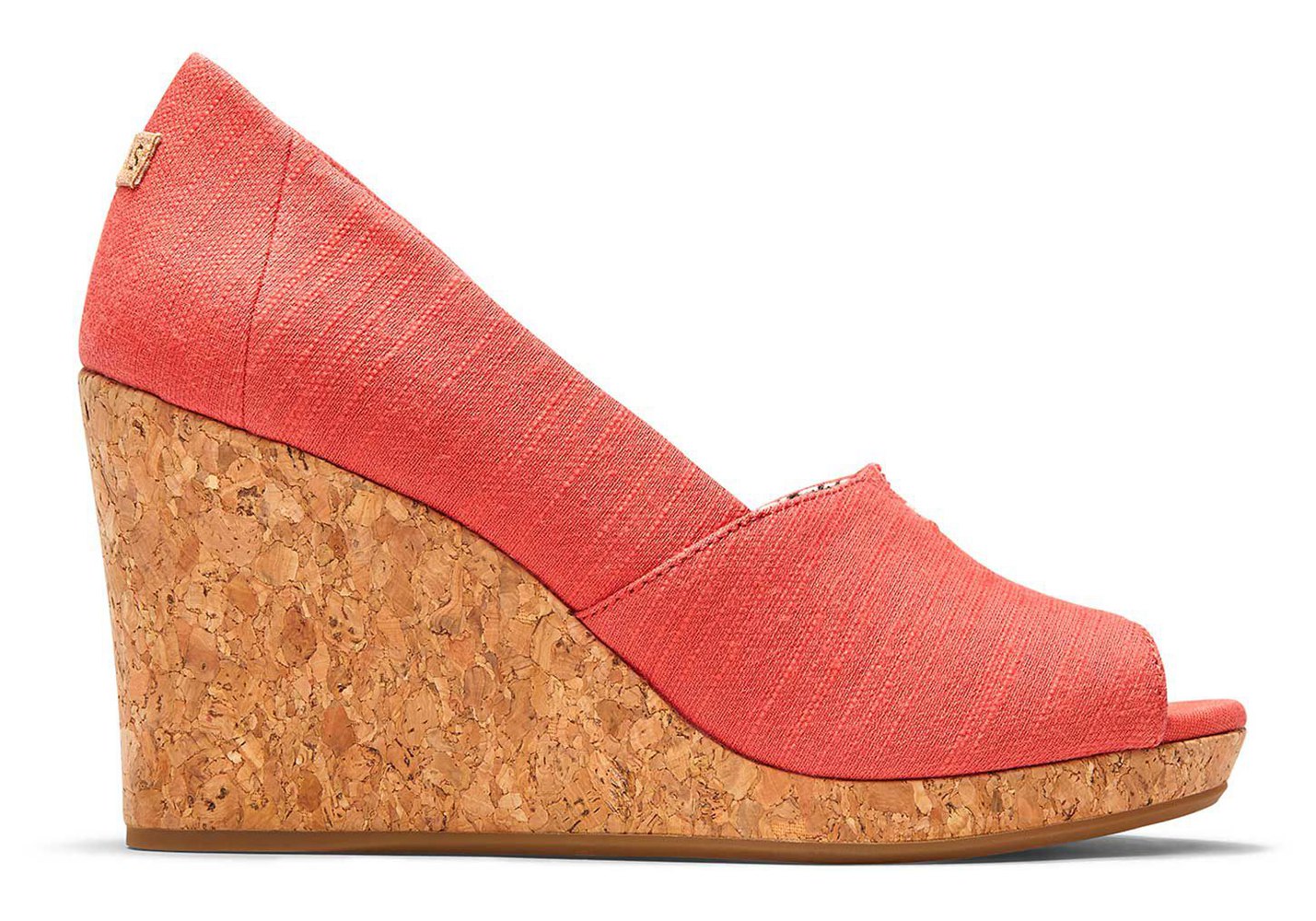 Toms Michelle Heel Wedge Orange - Womens - 58061-KXFR